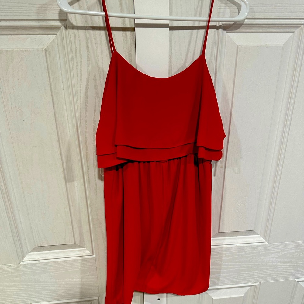 Boutique Tank Top Red Dress NWT SZ SMALL